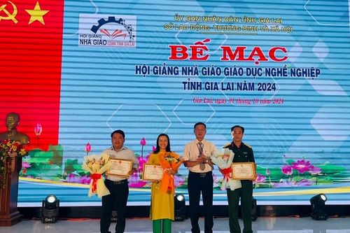 Trao 15 giải tập thể, cá nhân tại Hội giảng nhà giáo giáo dục nghề nghiệp tỉnh Gia Lai năm 2024