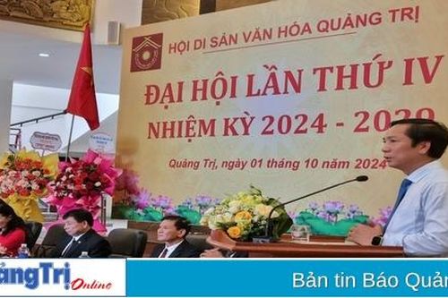 Hội Di sản Văn hóa Quảng Trị đại hội lần thứ IV, nhiệm kỳ 2024-2029