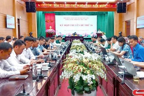 Kỳ họp chuyên đề lần thứ 16 HĐND huyện Bắc Yên