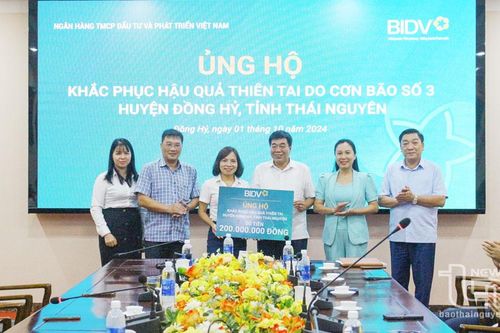 Đồng Hỷ: Tiếp nhận 330 triệu đồng hỗ trợ khắc phục hậu quả thiên tai