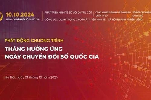 Tổng cục Hải quan phổ cập bộ nhận diện Ngày Chuyển đổi số quốc gia 2024 (10/10)