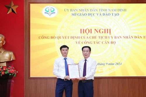 Nam Định có tân Giám đốc Sở Giáo dục và Đào tạo