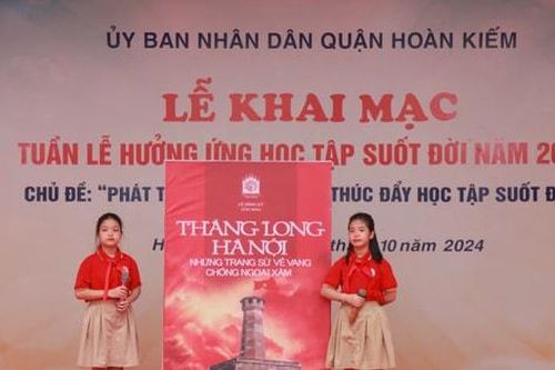 Quận Hoàn Kiếm khai mạc tuần lễ hưởng ứng học tập suốt đời