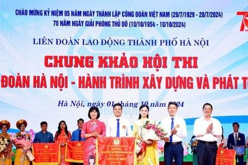 LĐLĐ quận Tây Hồ giành giải Đặc biệt Hội thi 'Công đoàn Hà Nội - Hành trình xây dựng và phát triển'