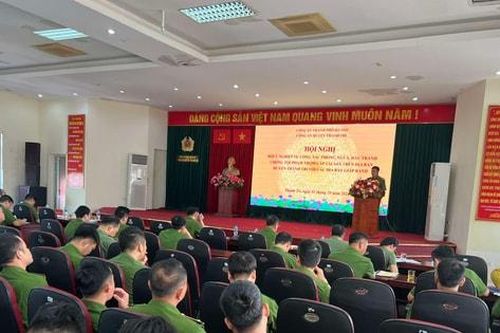 Công an các quận, huyện cửa ngõ Thủ đô bàn biện pháp phòng ngừa tội phạm