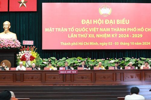 Khai mạc đại hội Mặt trận Tổ quốc Việt Nam TP Hồ Chí Minh lần XII