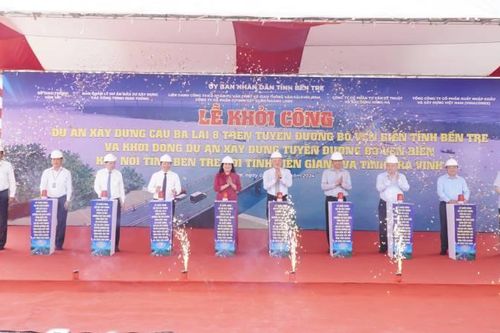 Phó Thủ tướng Nguyễn Hòa Bình dự khởi công dự án cầu Ba Lai 8