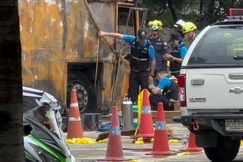 Thái Lan: Bắt tài xế trong vụ cháy xe buýt ở ngoại ô Bangkok