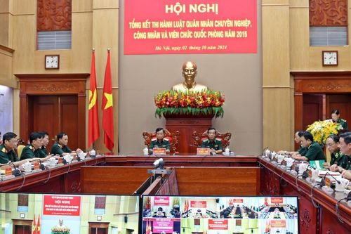 Thực hiện đồng bộ, chặt chẽ, hiệu quả Luật Quân nhân chuyên nghiệp, công nhân và viên chức quốc phòng