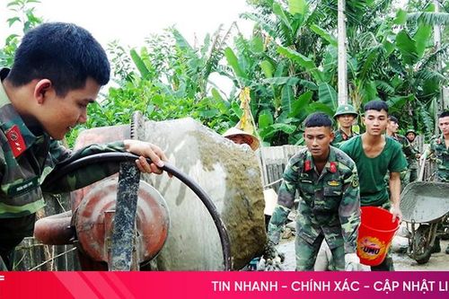 Dấu ấn của bộ đội trong xây dựng nông thôn mới ở Hà Tĩnh
