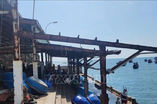 Sớm sửa chữa bến cá xuống cấp nguy hiểm trước mùa mưa bão