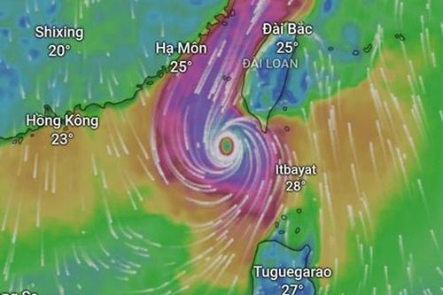 Hướng di chuyển của siêu bão mạnh khủng khiếp Krathon