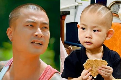 Nhóc tỳ nhà sao Việt 'chơi lớn' cạo đầu giống Duy Hưng trong Độc Đạo, danh tính gây bão