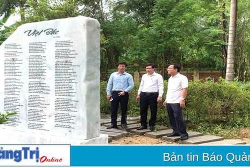 Dựng tấm thạch bia bản Trường ca 'Việt Bắc' tại khu lưu niệm nhà thơ Tố Hữu