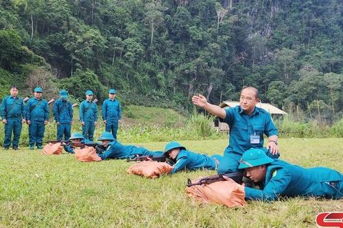 Thực hiện tốt nhiệm vụ quân sự quốc phòng địa phương