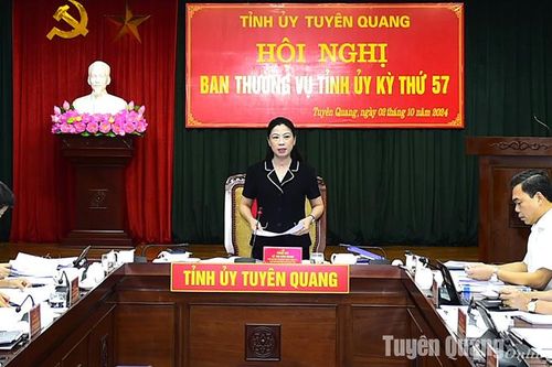 Ban Thường vụ Tỉnh ủy cho ý kiến nội dung các khâu đột phá, nhiệm vụ trọng tâm