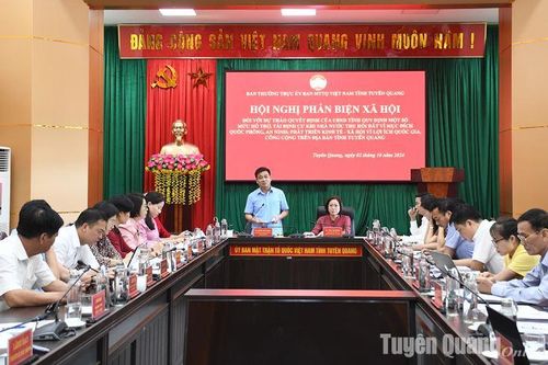 Phản biện xã hội đối với dự thảo Quyết định của UBND tỉnh quy định một số mức hỗ trợ, tái định cư khi Nhà nước thu hồi