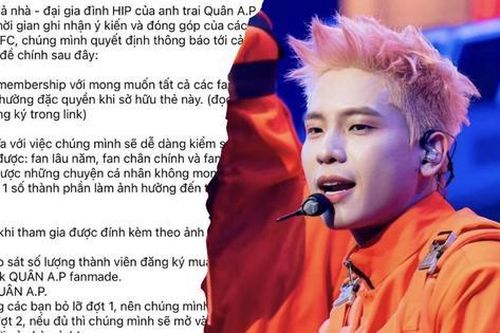 Toàn cảnh tranh cãi 'ban điều hành' fanclub Quân A.P: Fan xót xa khi ca sĩ xin lỗi