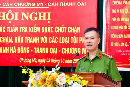 Vững 'thế trận' phòng chống tội phạm đường phố khu vực giáp ranh Hà Đông – Thanh Oai – Chương Mỹ
