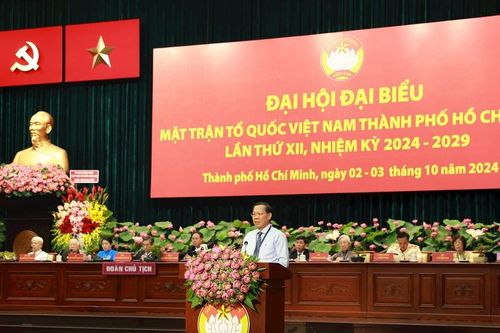 Đại hội MTTQ Việt Nam TP HCM thông qua dự thảo Nghị quyết