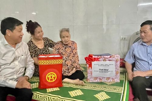 Lãnh đạo TP Hà Nội thăm, tặng quà người có công tại huyện Thường Tín, Phú Xuyên