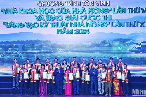 Tôn vinh các 'Nhà khoa học của nhà nông' năm 2024