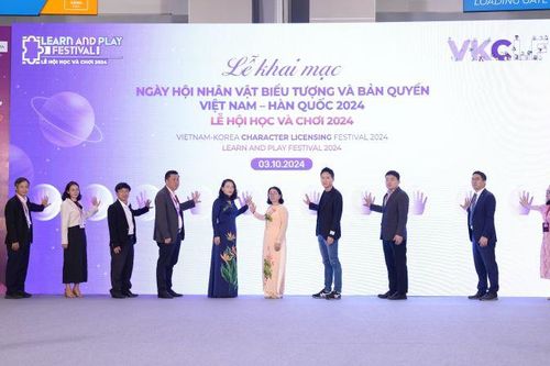 Khai mạc 'Ngày hội Nhân vật biểu tượng và Bản quyền Việt Nam – Hàn Quốc 2024' tại Bình Dương