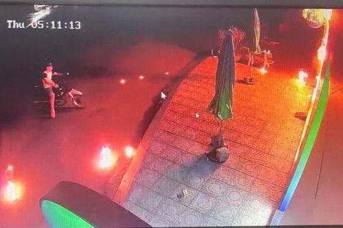 Bắt nghi can ném 'bom xăng' vào ngân hàng tại thị xã Sông Cầu