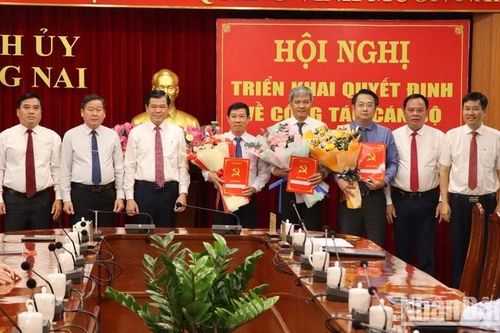 Tỉnh ủy Đồng Nai điều động, chỉ định 3 Bí thư Huyện ủy