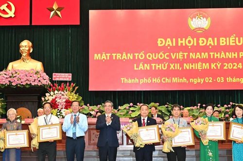 Bế mạc Đại hội đại biểu MTTQ Việt Nam TPHCM lần thứ XII