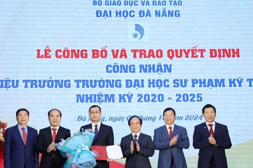 PGS.TS Nguyễn Lê Hùng đảm nhiệm chức danh Hiệu trưởng Trường ĐH Sư phạm Kỹ thuật Đà Nẵng