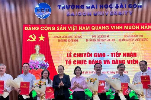 Chuyển giao và tiếp nhận 6 tổ chức đảng về khối Đại học, Cao đẳng TPHCM
