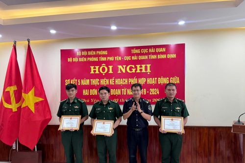 Sơ kết 5 năm thực hiện kế hoạch phối hợp hoạt động giữa BĐBP Phú Yên và Cục Hải quan tỉnh Bình Định