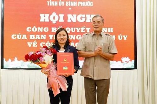 Tỉnh ủy Bình Phước điều động, bổ nhiệm cán bộ