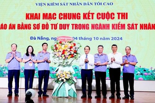 Khai mạc Chung kết Cuộc thi 'Báo cáo án bằng sơ đồ tư duy trong ngành Kiểm sát nhân dân' năm 2024