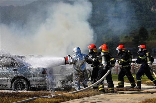 Hòa Bình diễn tập thực hành xử lý tình huống chống khủng bố, gây rối an ninh trật tự