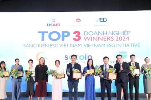 Vinh danh các doanh nghiệp chiến thắng chương trình 'Sáng kiến ESG Việt Nam 2024'