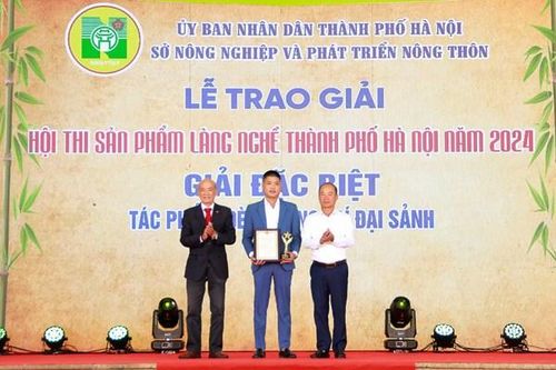 Hà Nội trao giải Hội thi sản phẩm làng nghề thành phố năm 2024