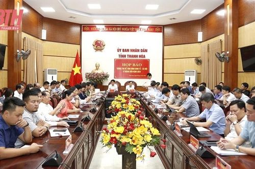 UBND tỉnh Thanh Hóa họp báo thường kỳ Quý III/2024