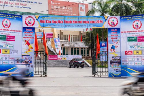 Sẵn sàng cho giải Cầu lông Báo Thanh Hóa mở rộng năm 2024
