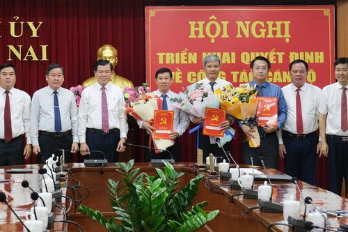 3 huyện Cẩm Mỹ, Nhơn Trạch và Vĩnh Cửu có bí thư Huyện ủy mới