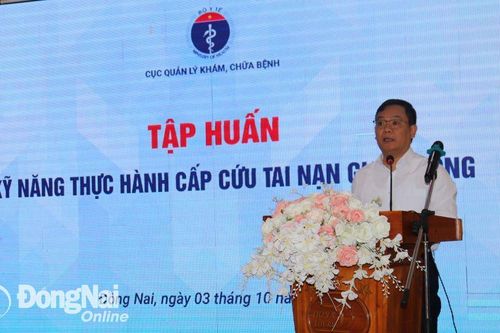Cục Quản lý khám, chữa bệnh tập huấn kỹ năng cấp cứu tai nạn giao thông tại Đồng Nai