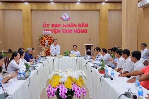 Kết nối ngân hàng - doanh nghiệp trên địa bàn huyện Tam Nông