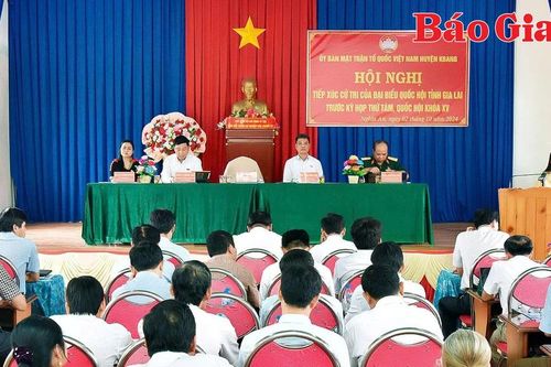 Cử tri Kbang và Kông Chro kiến nghị nhiều nội dung về đất đai, giao thông, y tế
