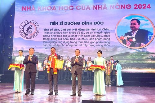 Chủ tịch Hội Nông dân tỉnh Lai Châu được tôn vinh 'Nhà Khoa học của Nhà nông'