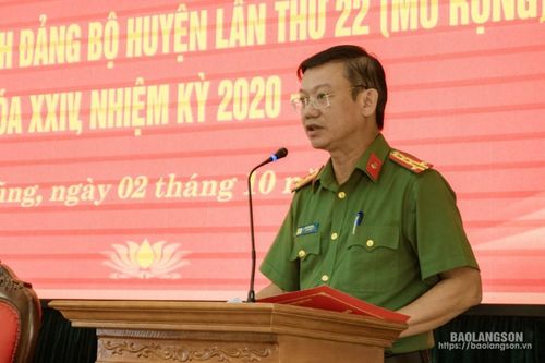 Hội nghị Ban Chấp hành Đảng bộ huyện Hữu Lũng lần thứ 22 khóa XXIV, nhiệm kỳ 2020-2025