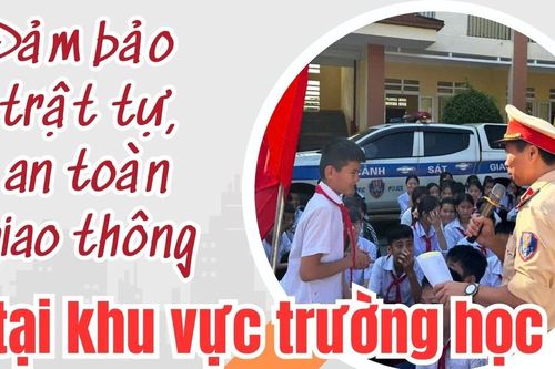 Đảm bảo trật tự, an toàn giao thông tại khu vực trường học