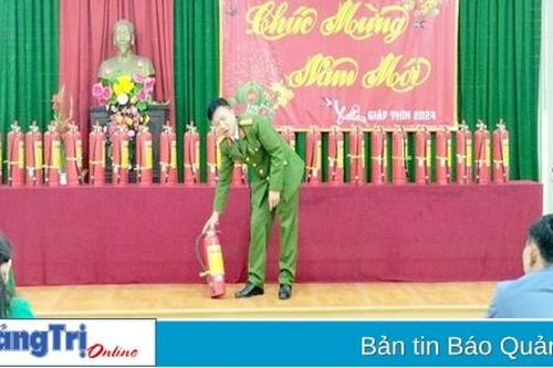 Hiệu quả thực hiện mô hình kiểu mẫu của Công an Phường 1, thị xã Quảng Trị