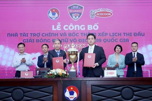 Acecook Việt Nam là nhà tài trợ chính Giải bóng đá nữ Vô địch U19 Quốc gia Cúp Acecook 2024