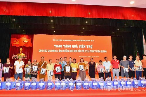 Tiếp nhận khoản viện trợ quốc tế khẩn cấp ứng phó lũ lụt của Tổ chức Samaritan's Purse, Hoa Kỳ